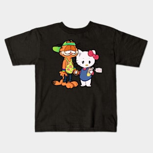 Gay Cat Friends Kids T-Shirt